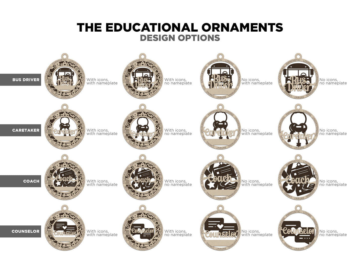 Education Ornaments