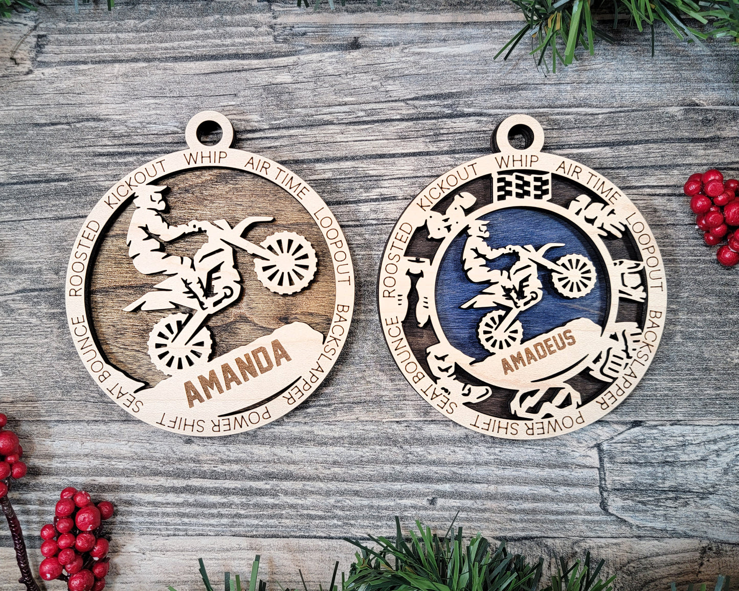 Motorcross Ornament