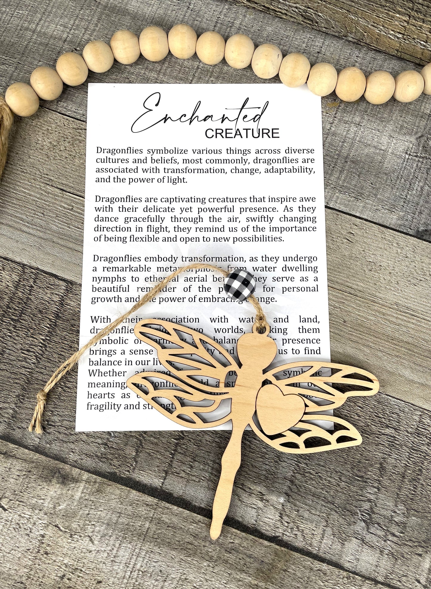 Enchanted Creature Dragonfly Ornament