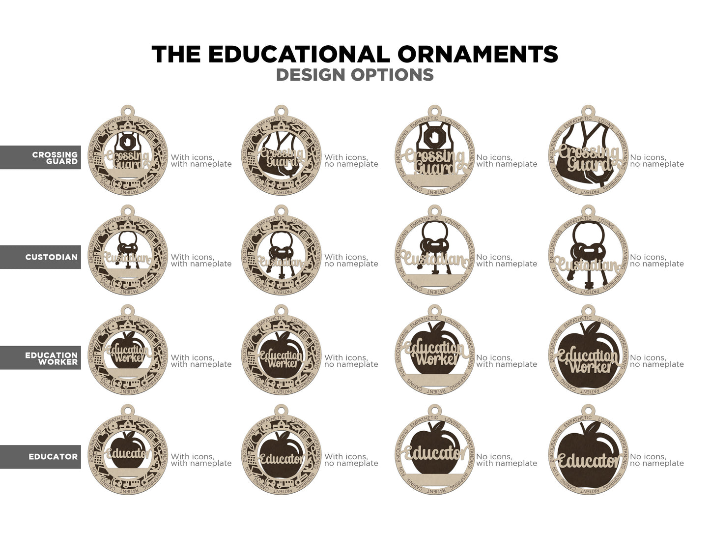 Education Ornaments