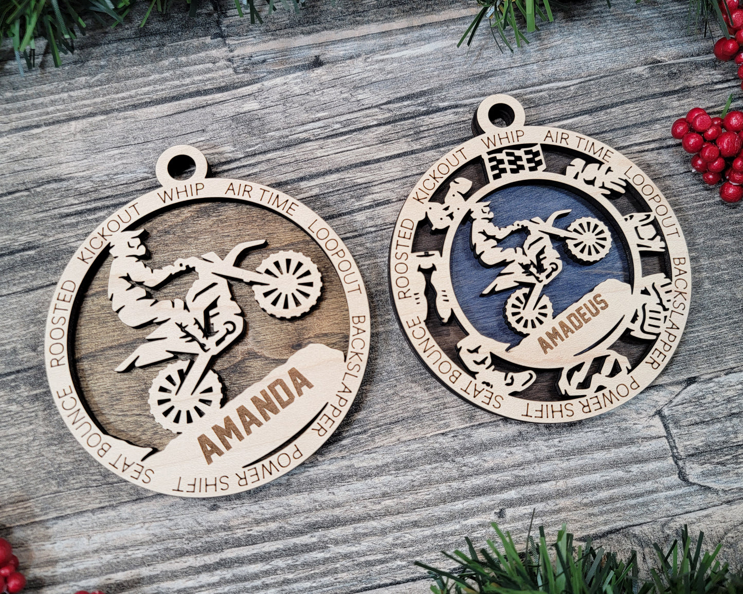 Motorcross Ornament