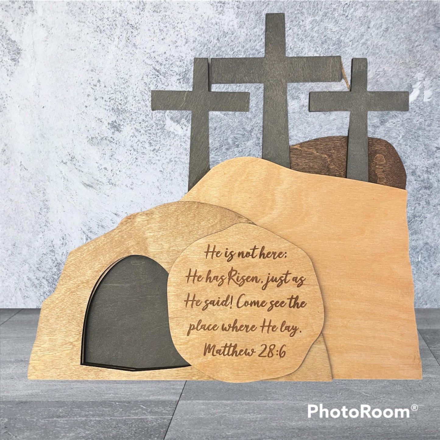 Matthew 28:6 Easter Tomb