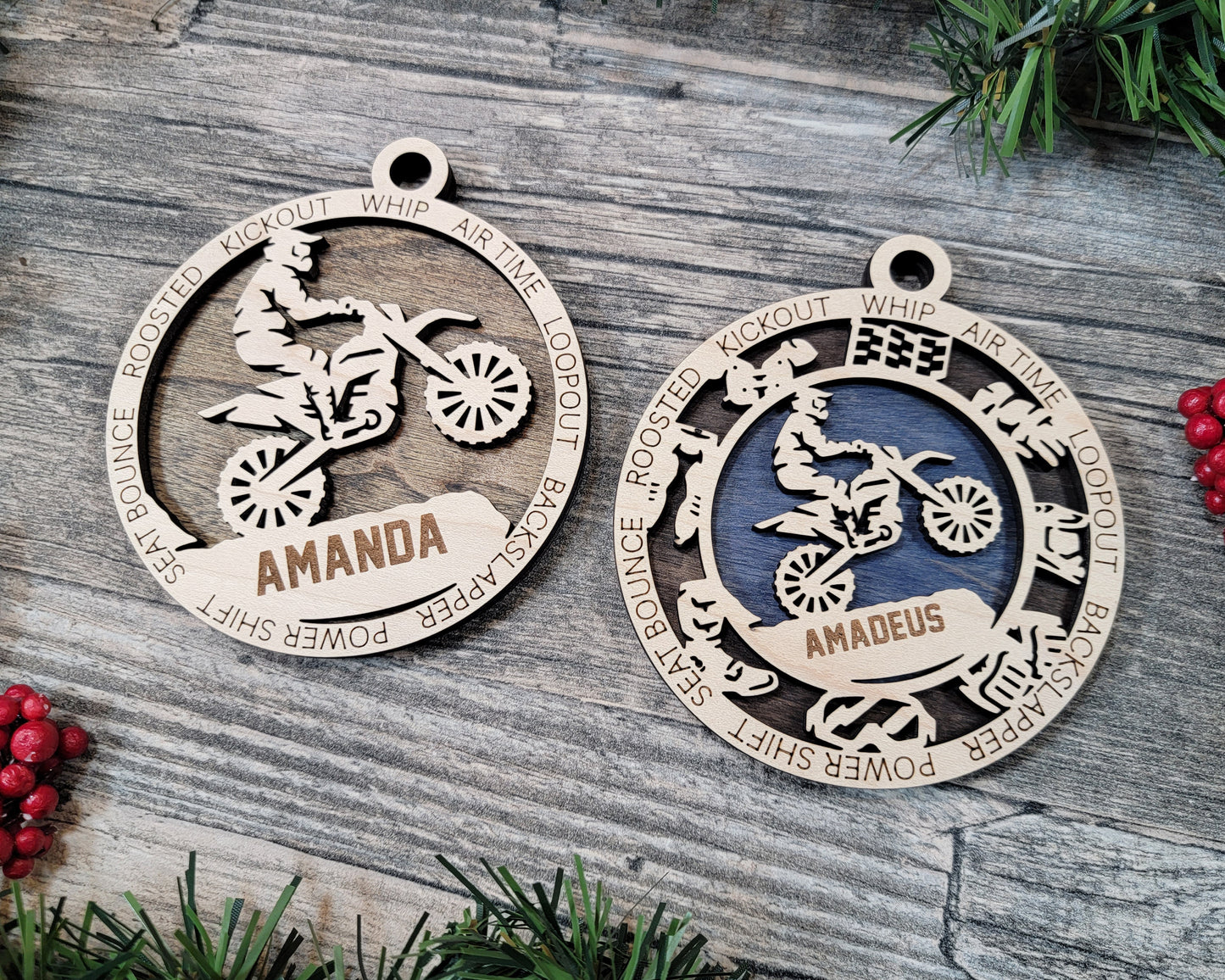 Motorcross Ornament