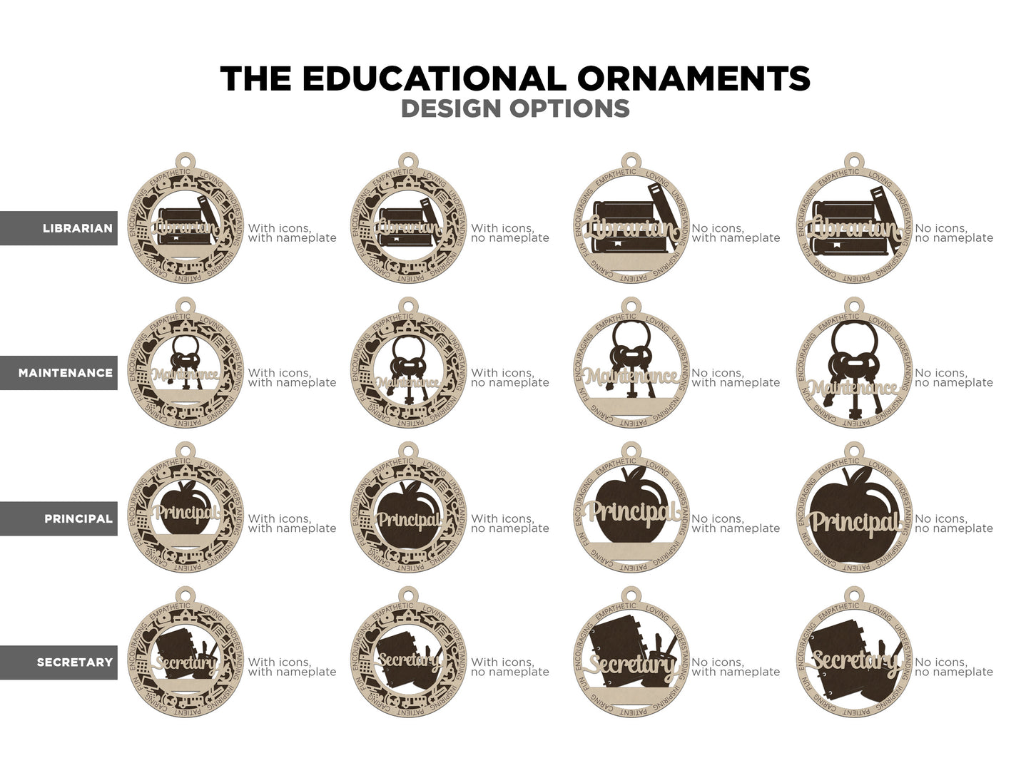 Education Ornaments