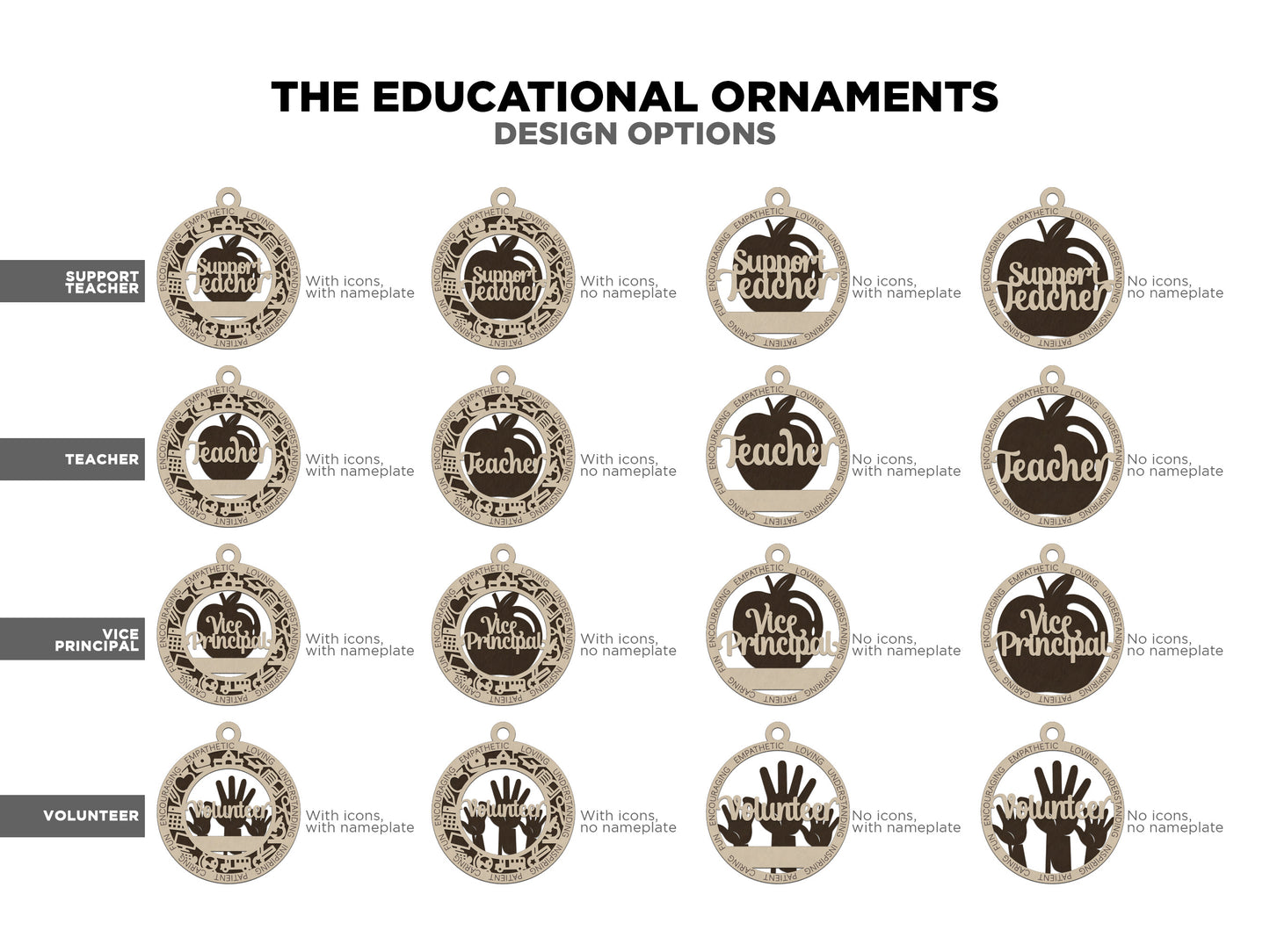 Education Ornaments