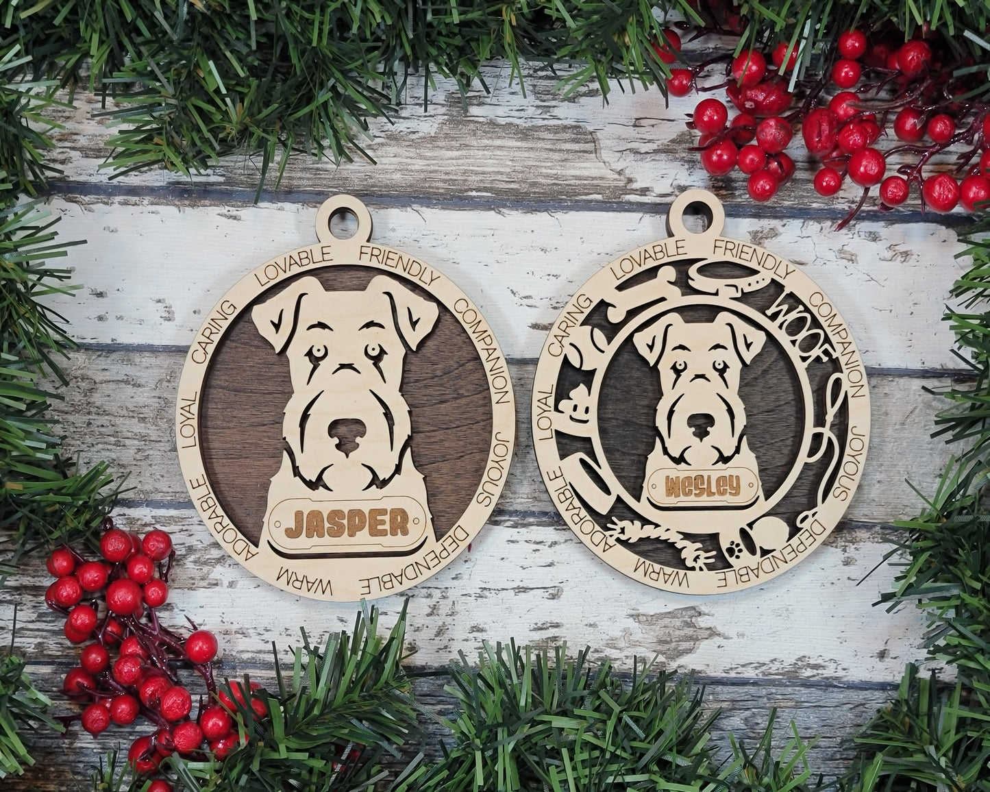 Adorable Dog Ornaments - Airedale Terrier