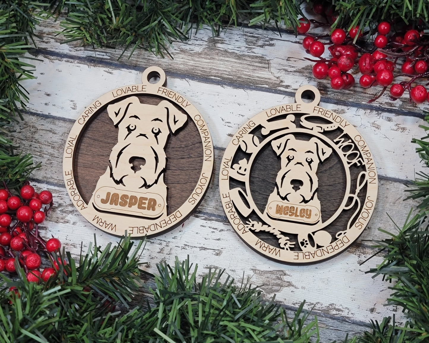 Adorable Dog Ornaments - Airedale Terrier