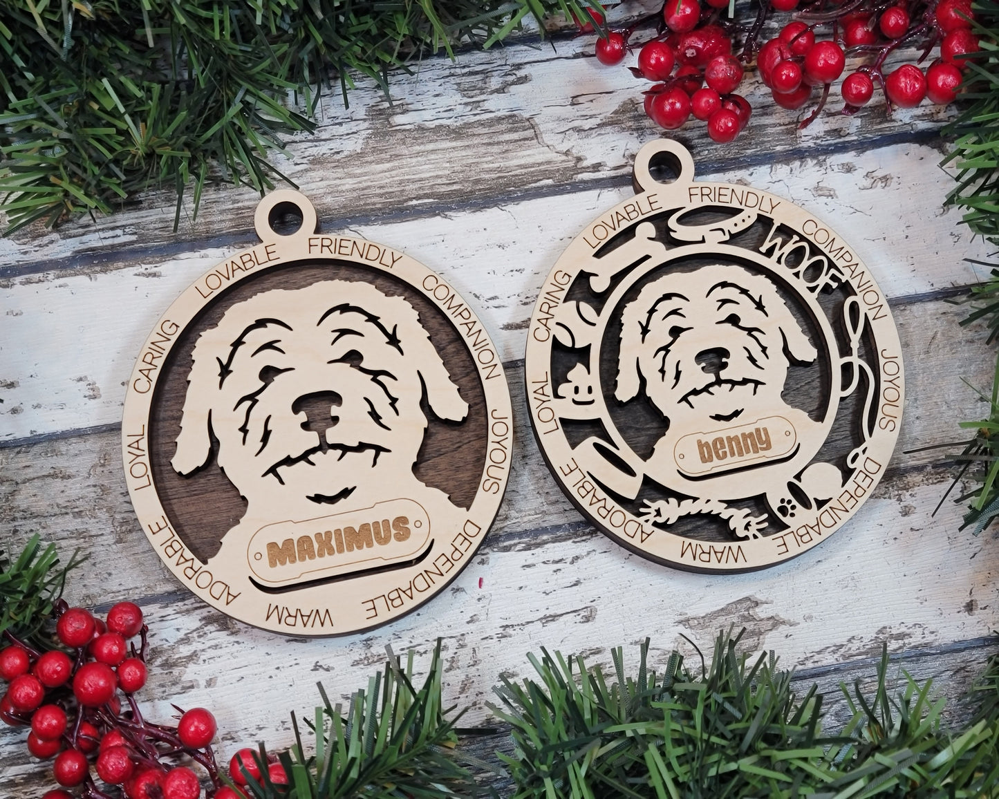 Adorable Dog Ornaments - Aussie Doodle