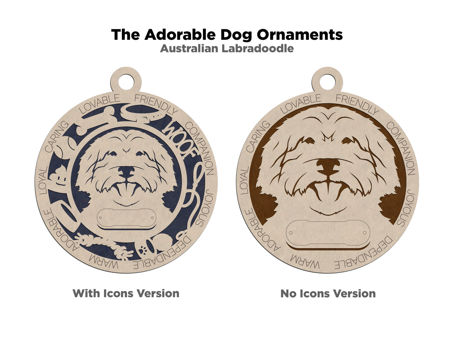 Adorable Dog Ornaments - Australian Labradoodle