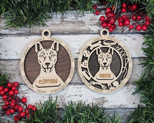 Adorable Dog Ornaments - Basenji