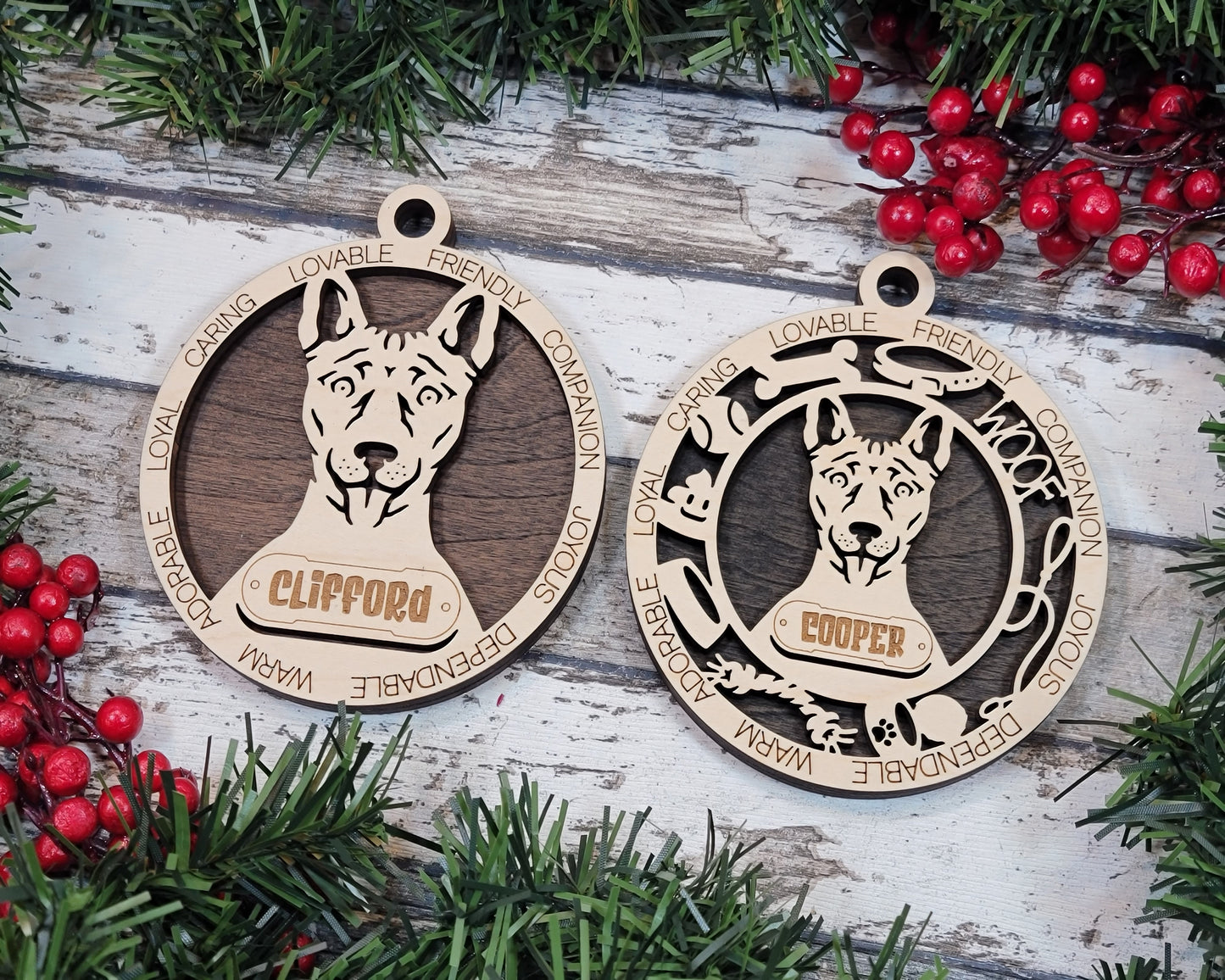 Adorable Dog Ornaments - Basenji