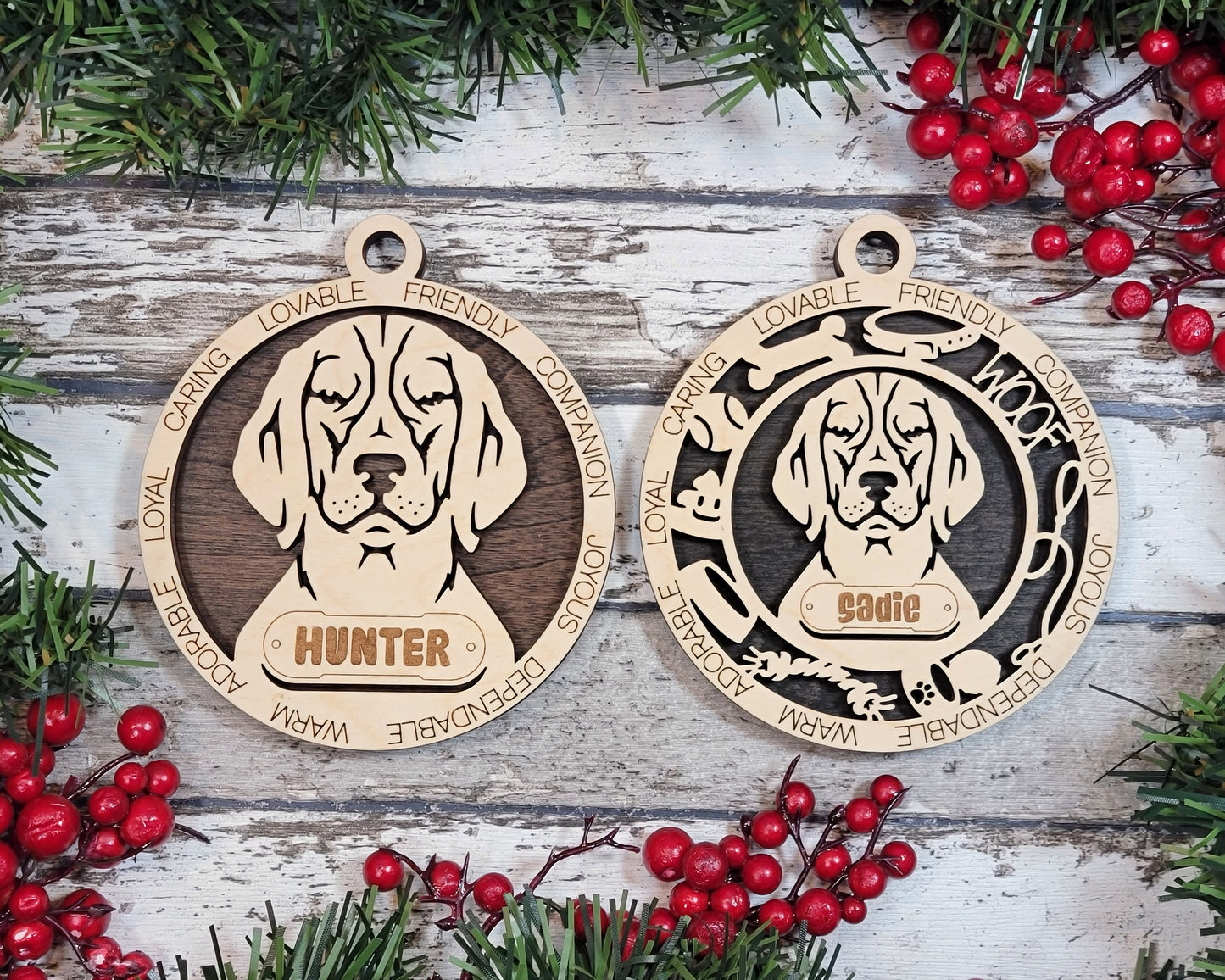 Adorable Dog Ornaments - Beagle