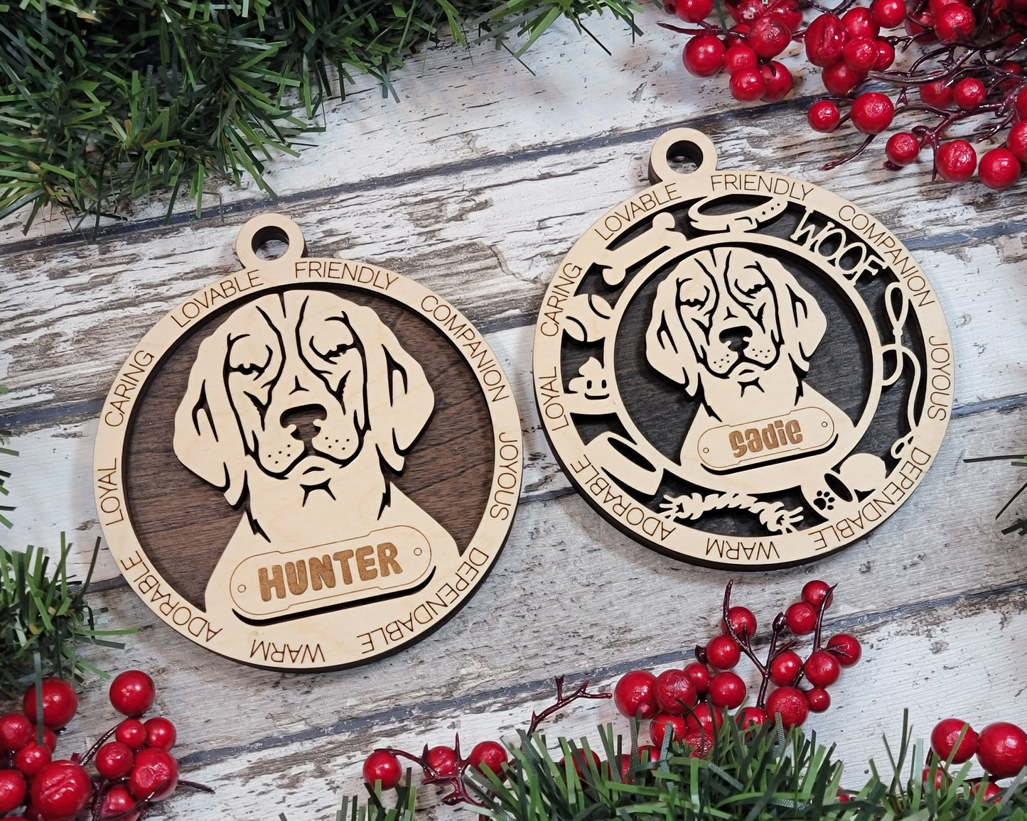 Adorable Dog Ornaments - Beagle