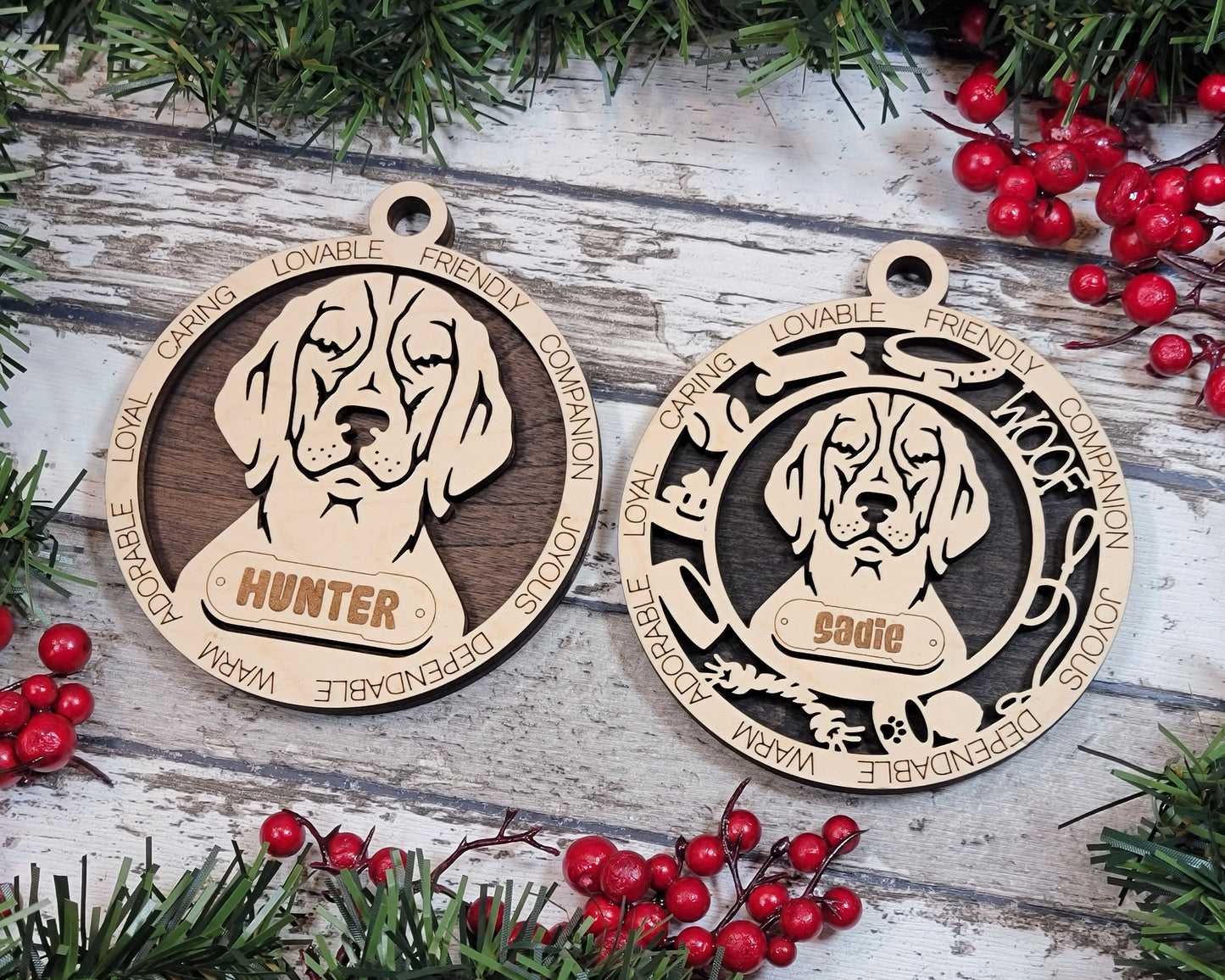 Adorable Dog Ornaments - Beagle