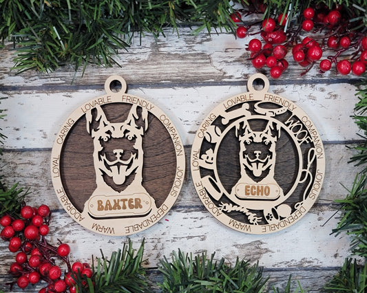 Adorable Dog Ornaments - Belgian Malinois