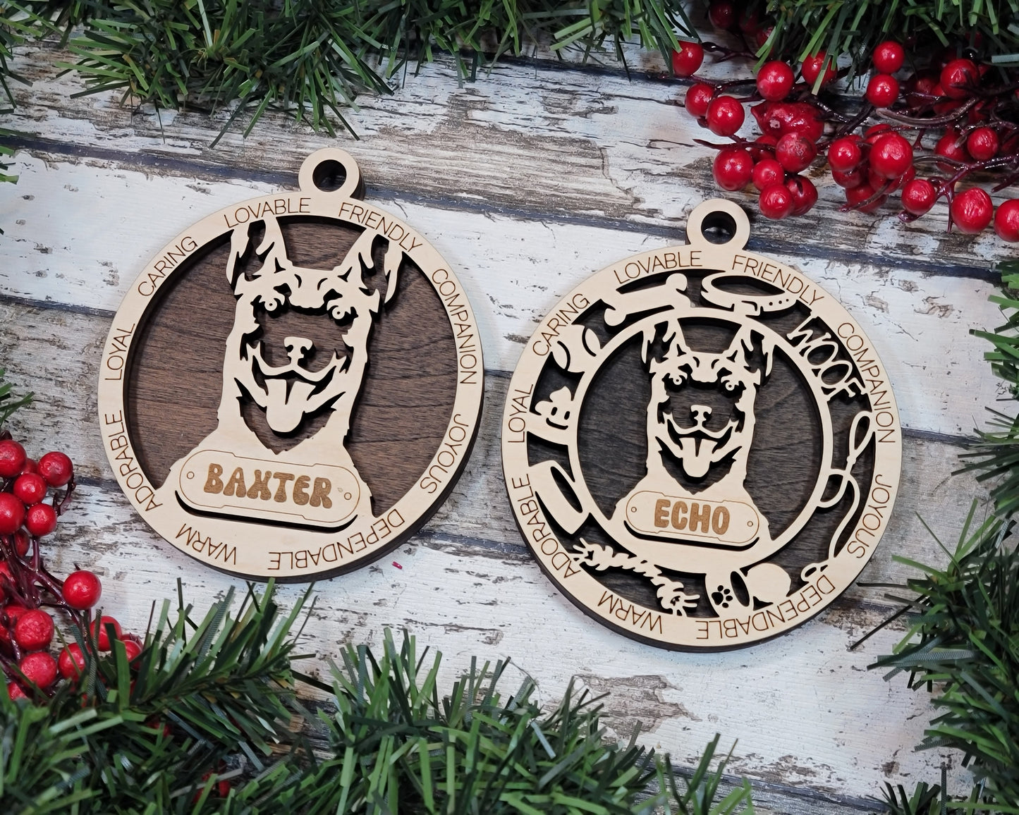 Adorable Dog Ornaments - Belgian Malinois