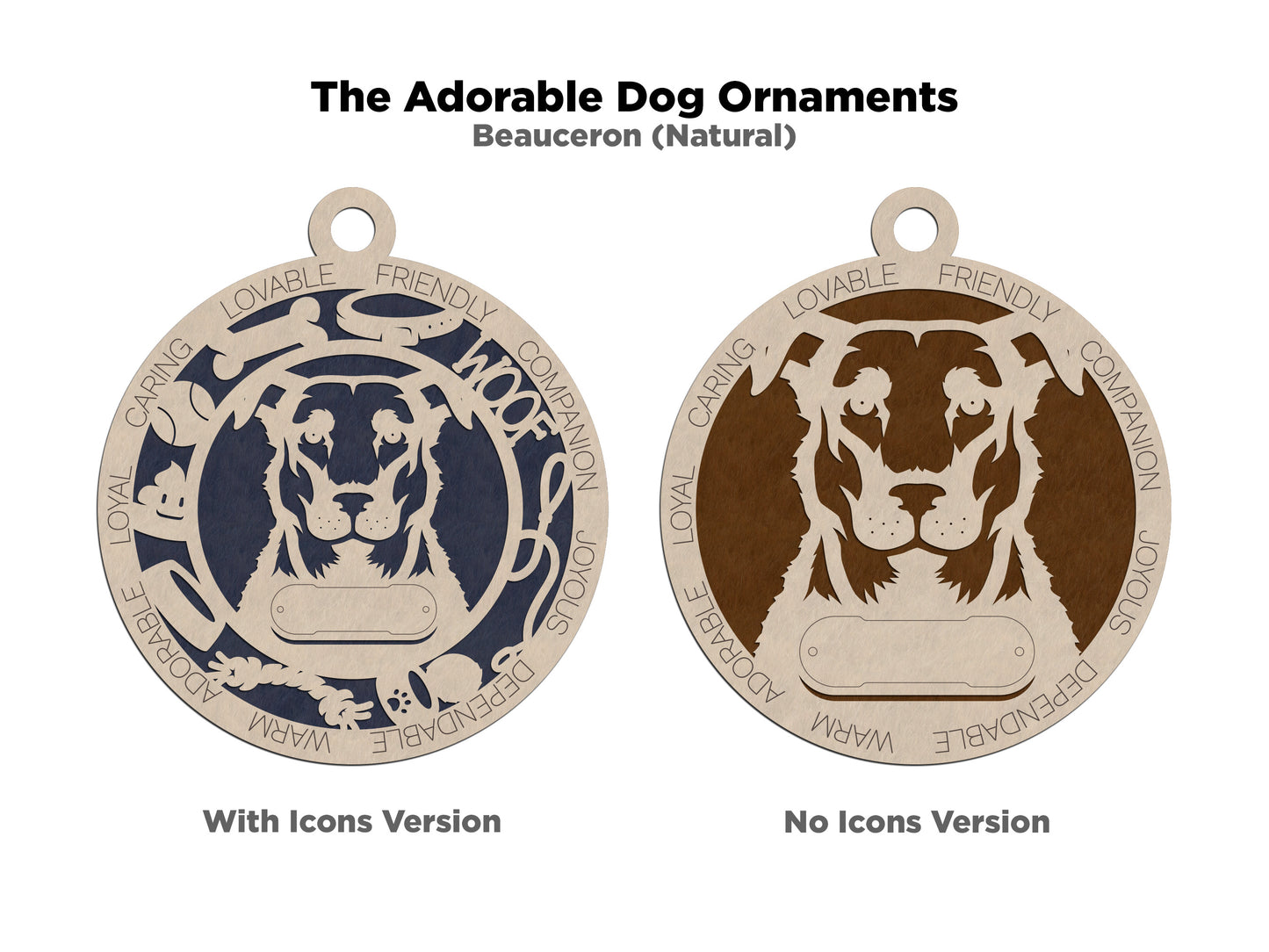 Adorable Dog Ornaments - Beauceron