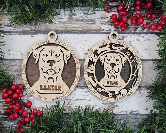 Adorable Dog Ornaments - Blue Lacy