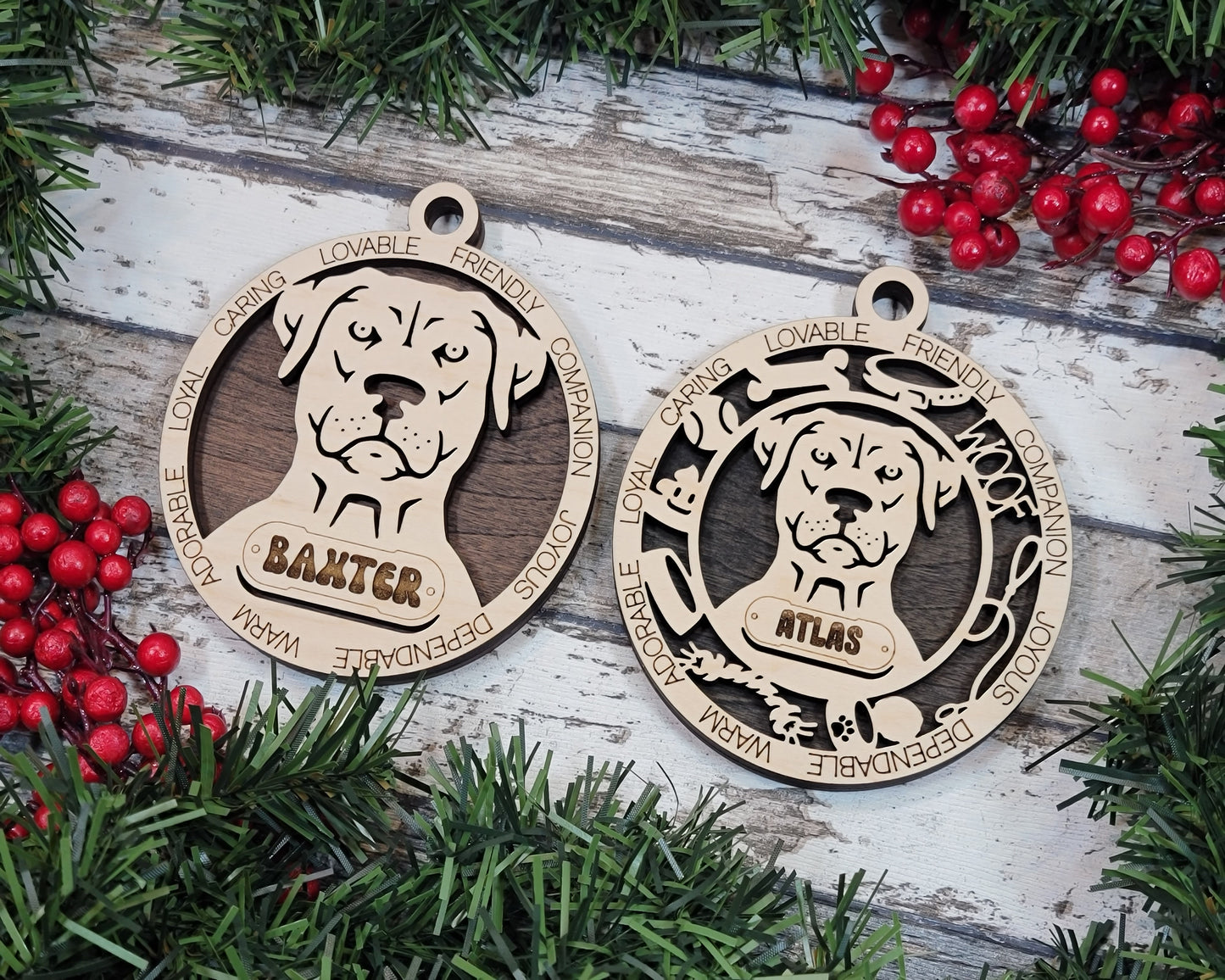 Adorable Dog Ornaments - Blue Lacy