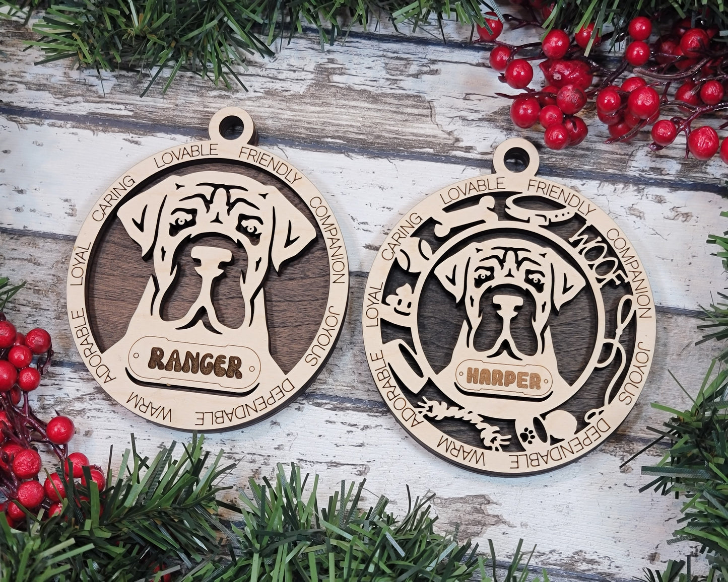 Adorable Dog Ornaments - Boarboel