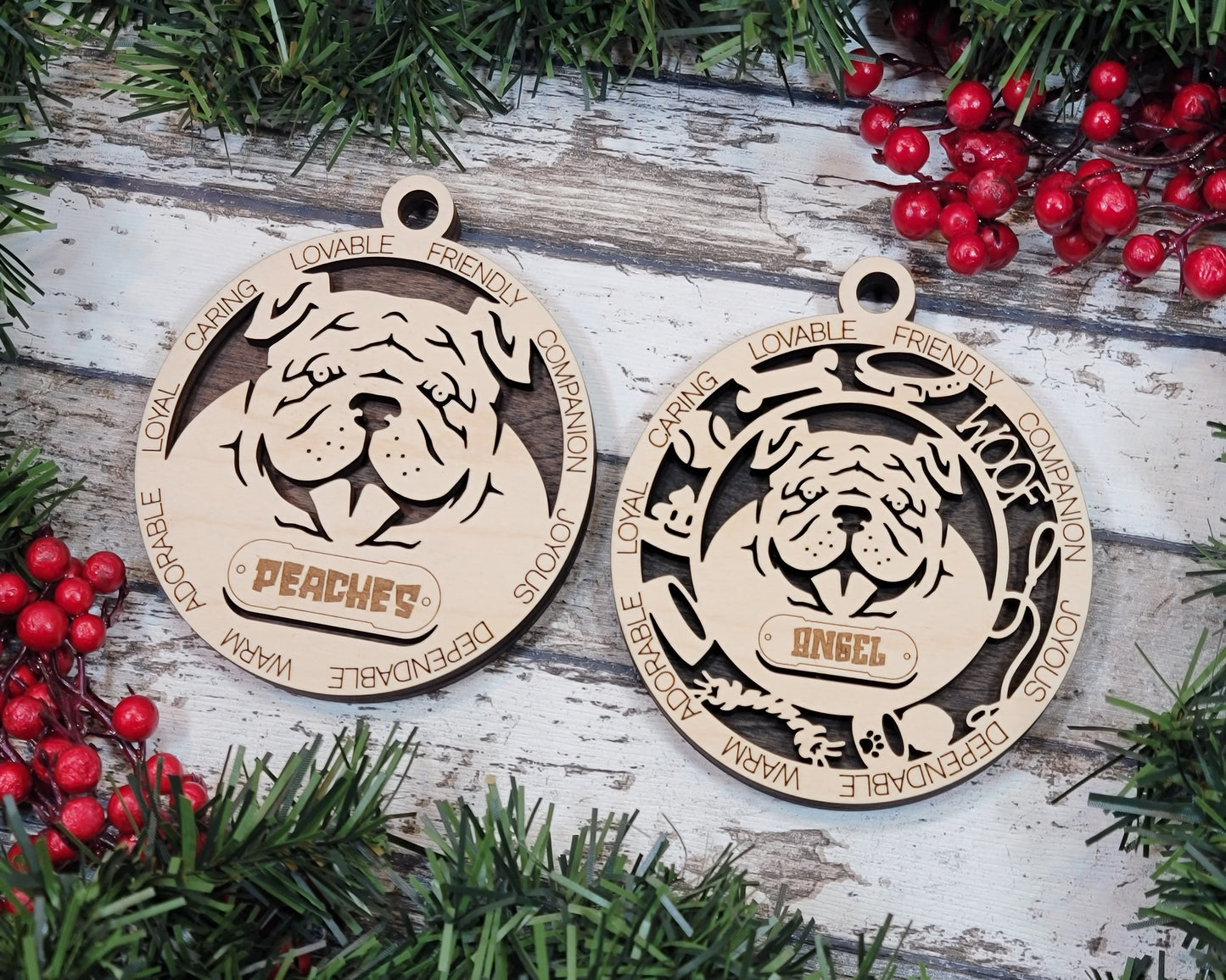 Adorable Dog Ornaments - Brahma Bully