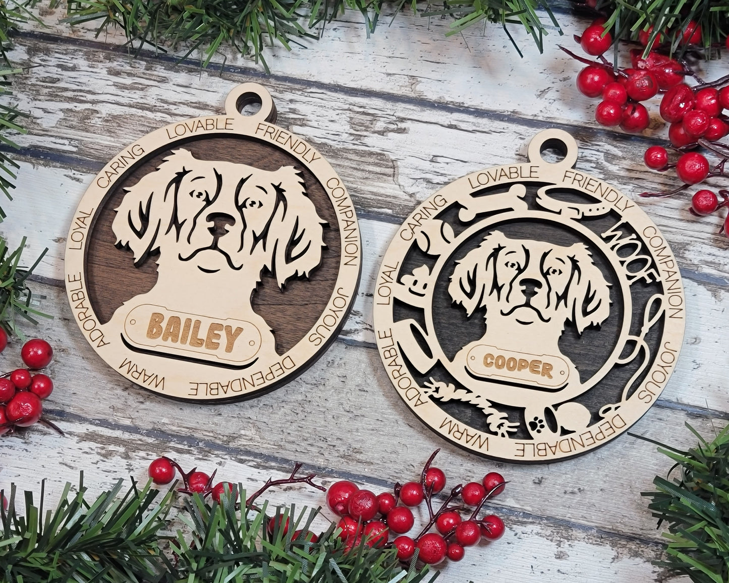 Adorable Dog Ornaments - Brittany