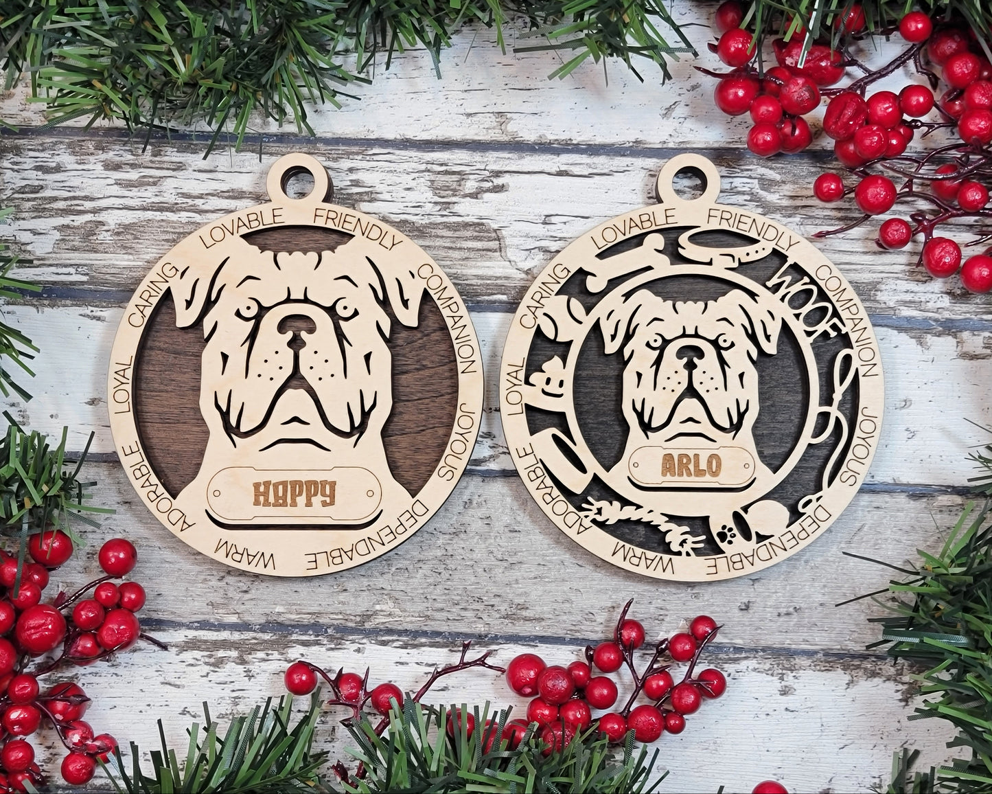 Adorable Dog Ornaments - Cane Corso