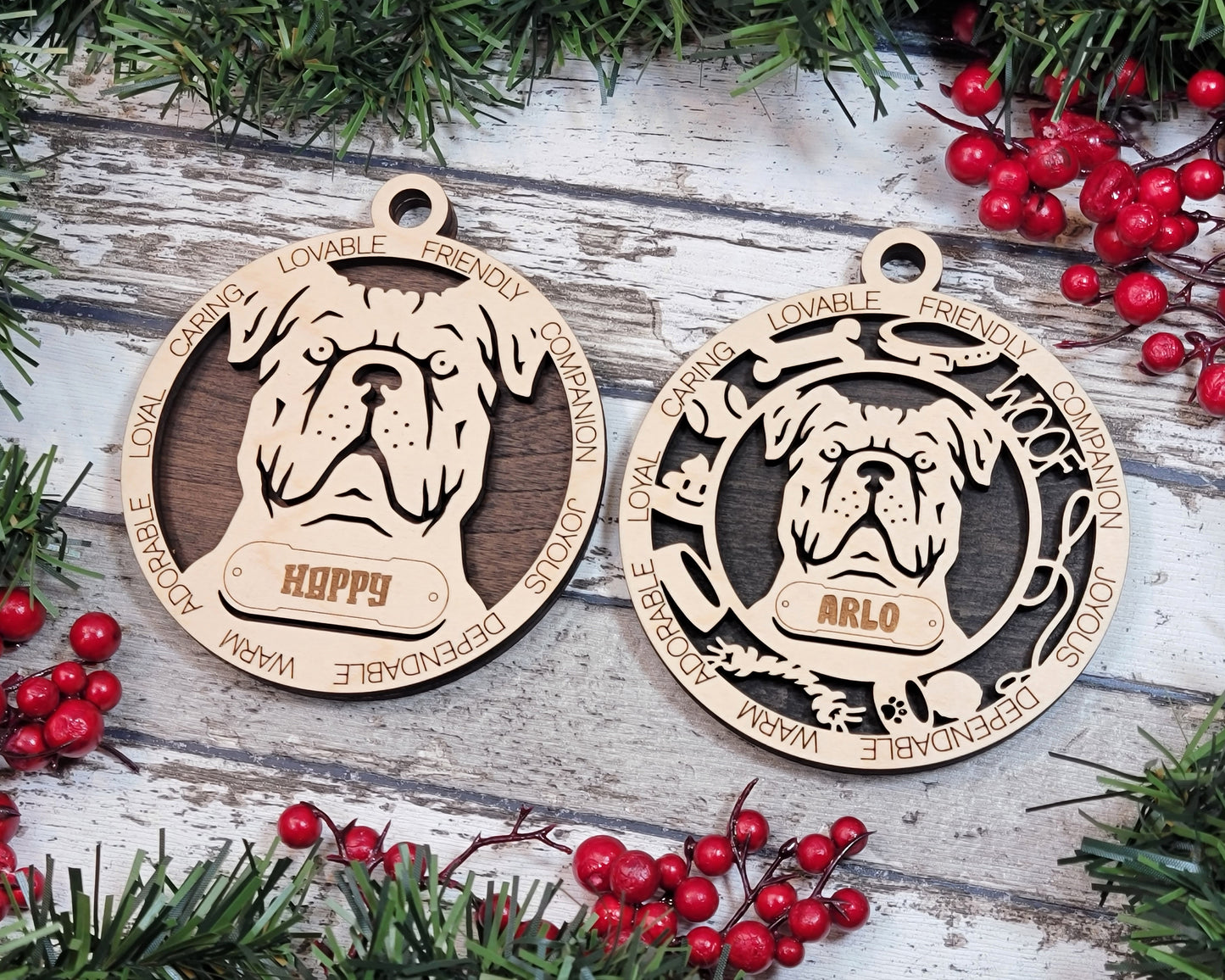 Adorable Dog Ornaments - Cane Corso