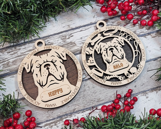 Adorable Dog Ornaments - Cane Corso