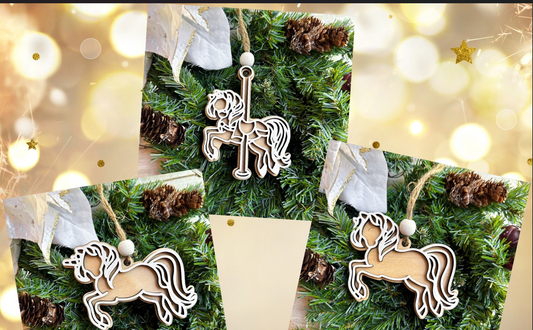 Carousel Horse Ornaments