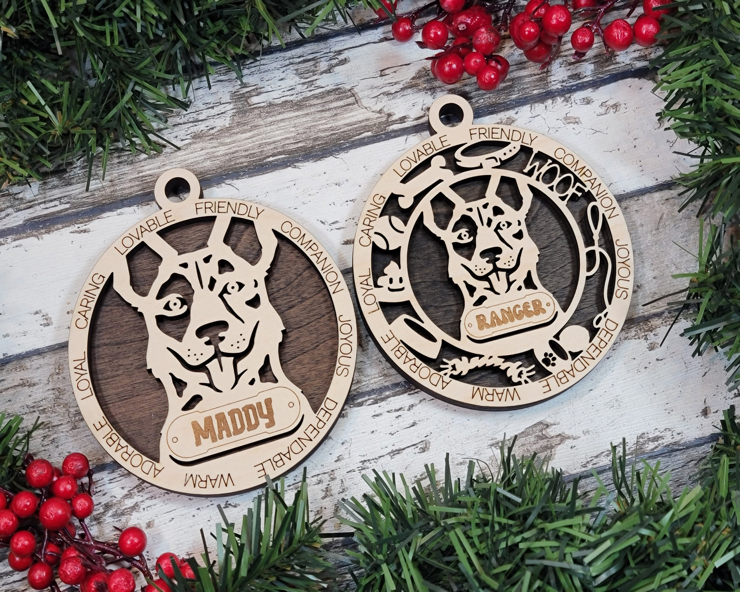 Adorable Dog Ornaments - Cattle Dog