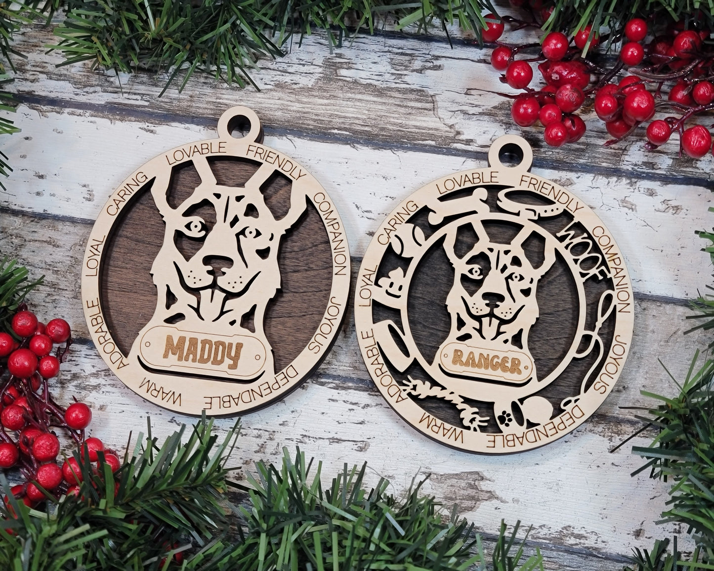 Adorable Dog Ornaments - Cattle Dog