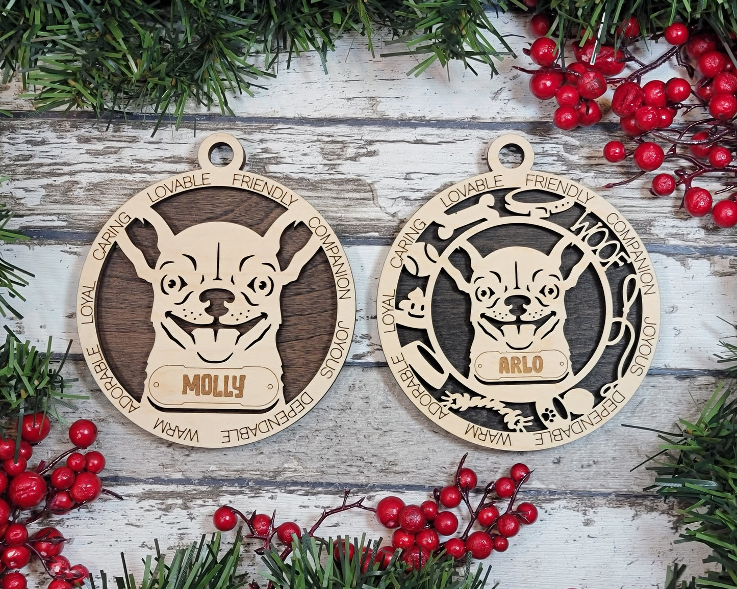 Adorable Dog Ornaments - Chihuahua