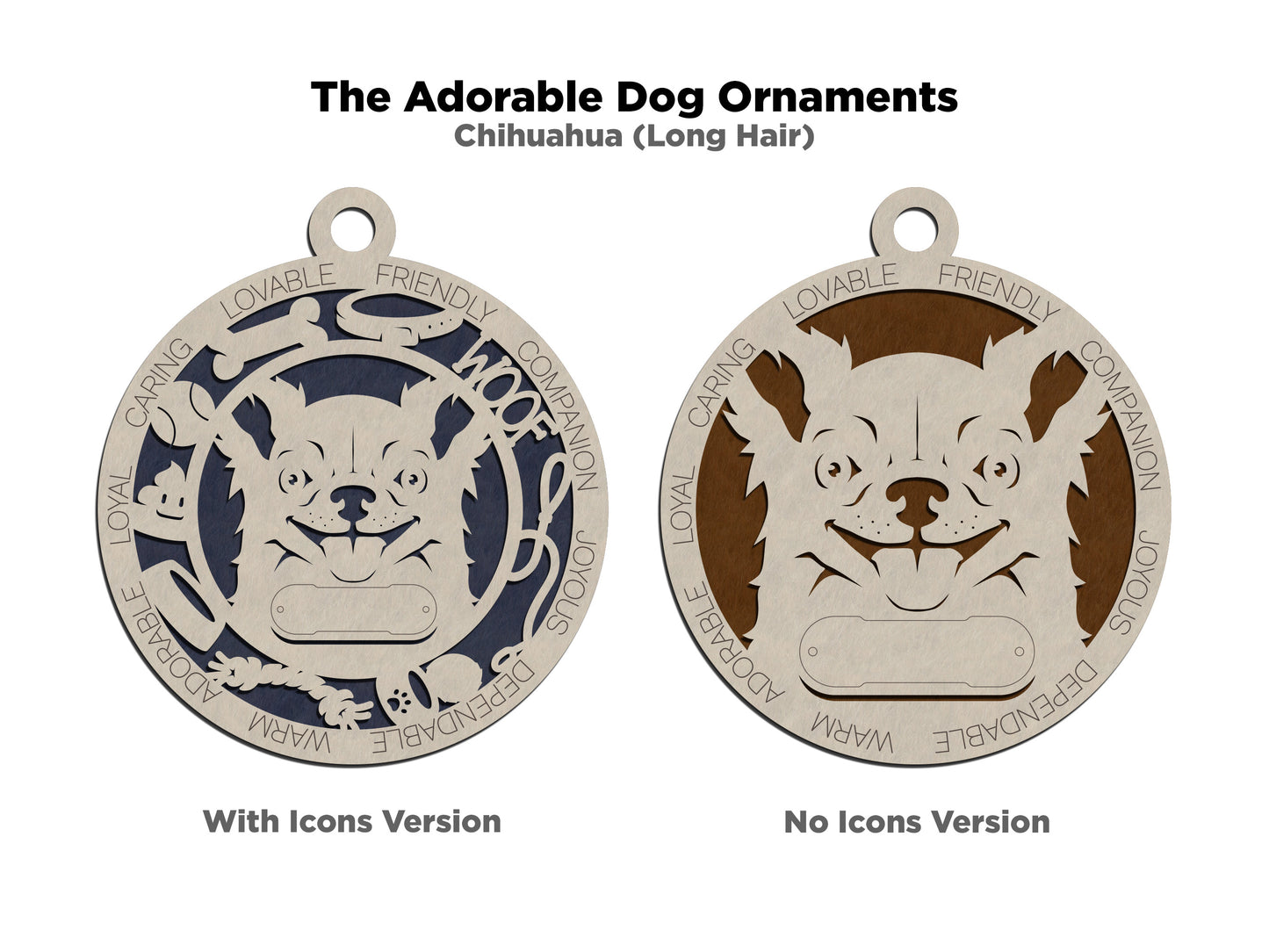 Adorable Dog Ornaments - Chihuahua