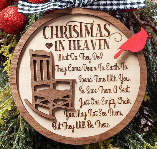 Christmas In Heaven Ornament