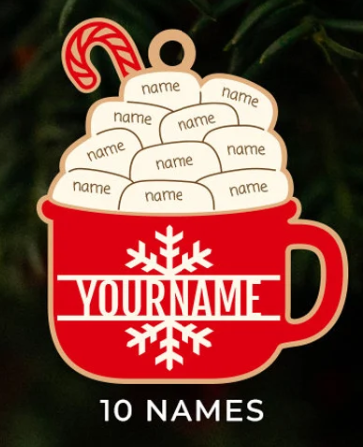 Hot Coco Mug 1-11 Names Design 1