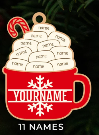 Hot Coco Mug 1-11 Names Design 1