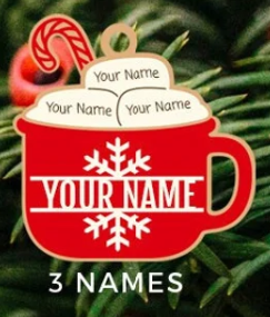 Hot Coco Mug 1-11 Names Design 1