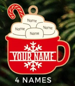 Hot Coco Mug 1-11 Names Design 1