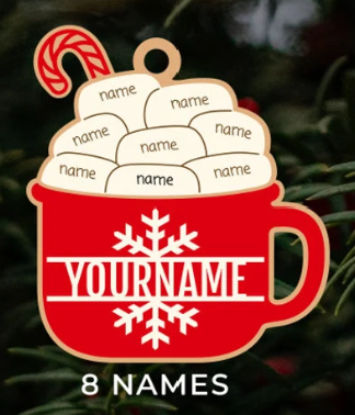 Hot Coco Mug 1-11 Names Design 1