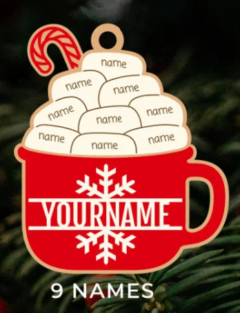 Hot Coco Mug 1-11 Names Design 1