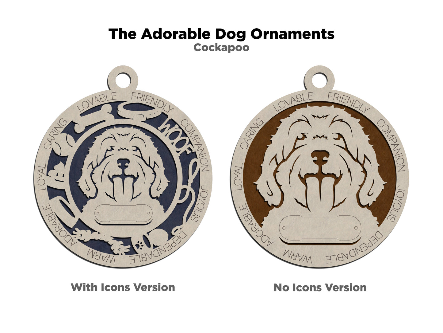 Adorable Dog Ornaments - Cockapoo