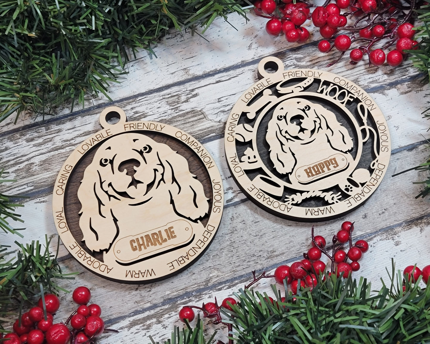 Adorable Dog Ornaments - Cocker Spaniel