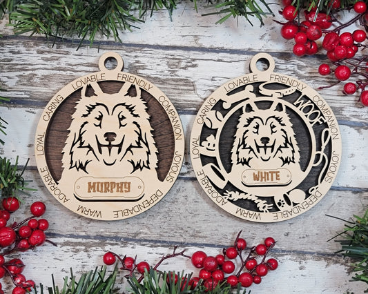 Adorable Dog Ornaments - Collie