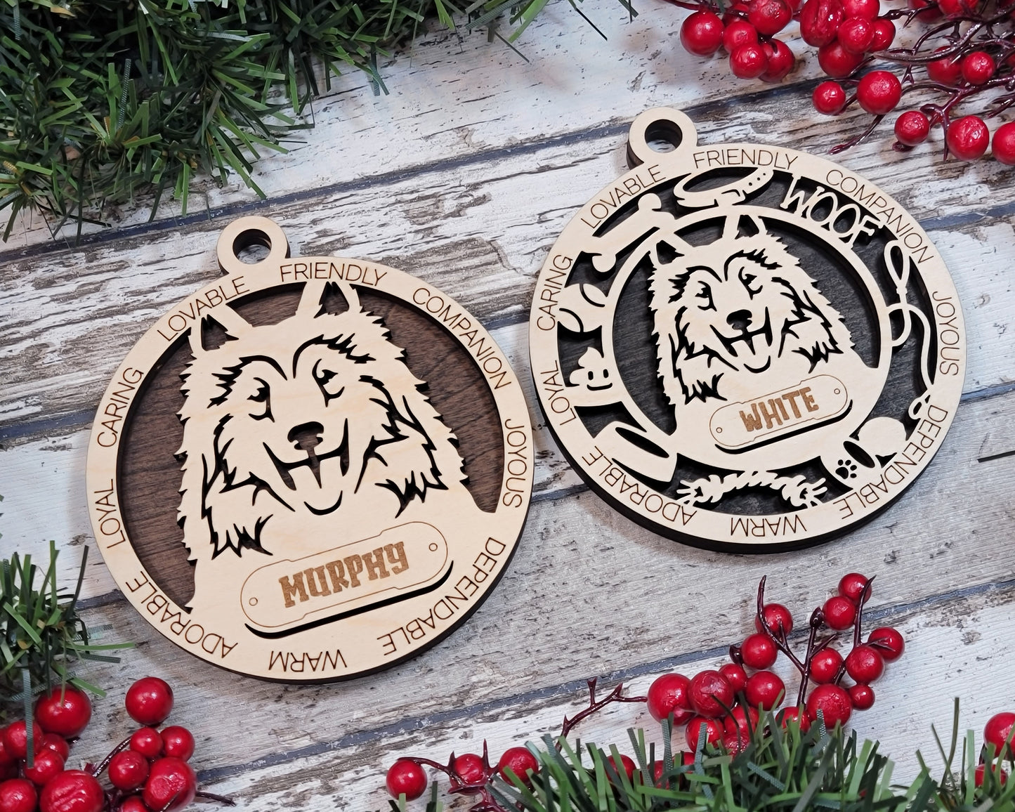 Adorable Dog Ornaments - Collie