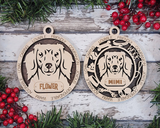 Adorable Dog Ornaments - Dachshund