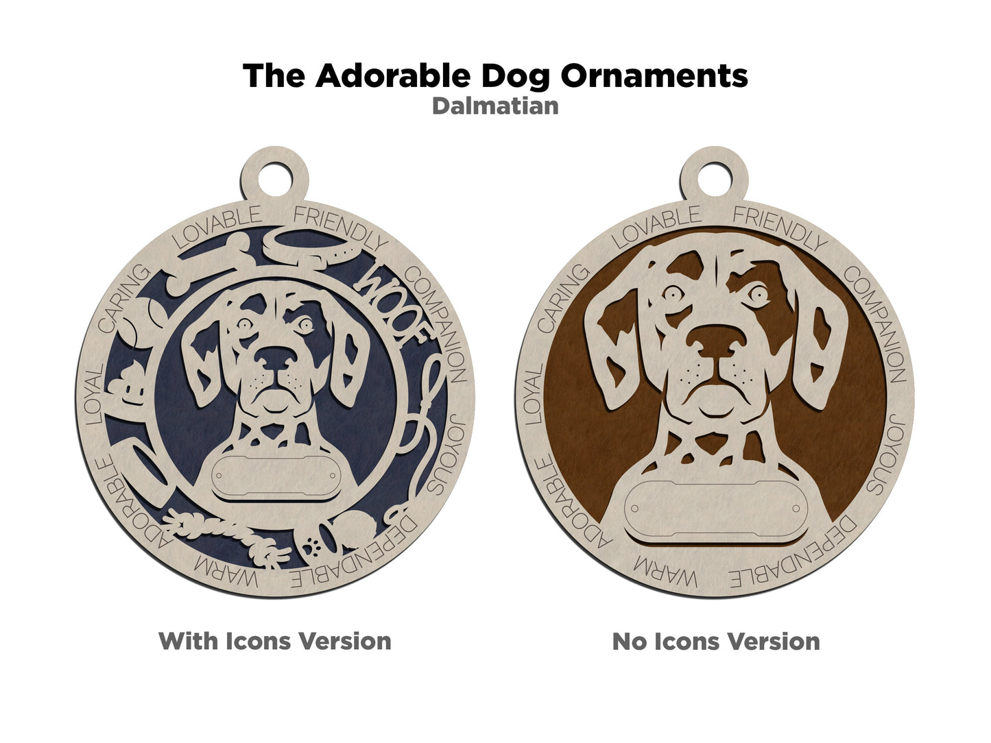 Adorable Dog Ornaments - Dalmatian