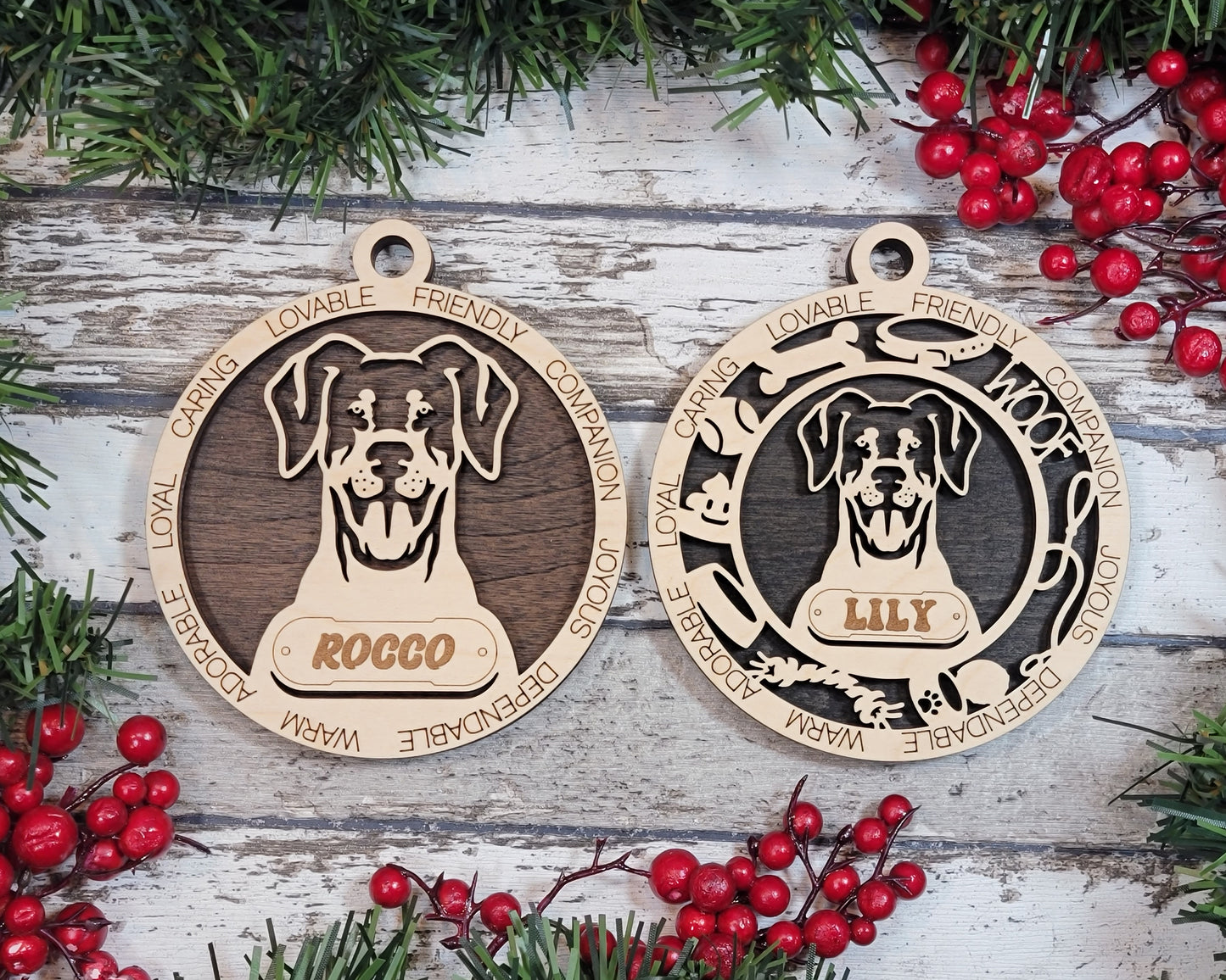 Adorable Dog Ornaments - Doberman Pinscher