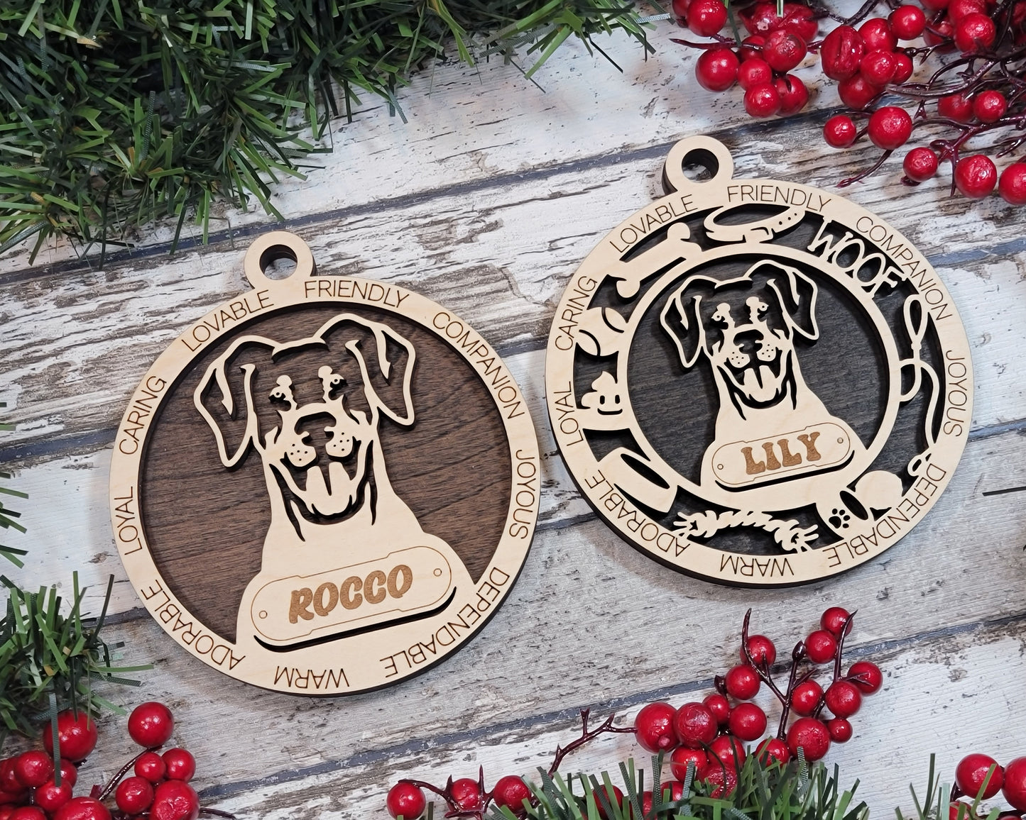 Adorable Dog Ornaments - Doberman Pinscher