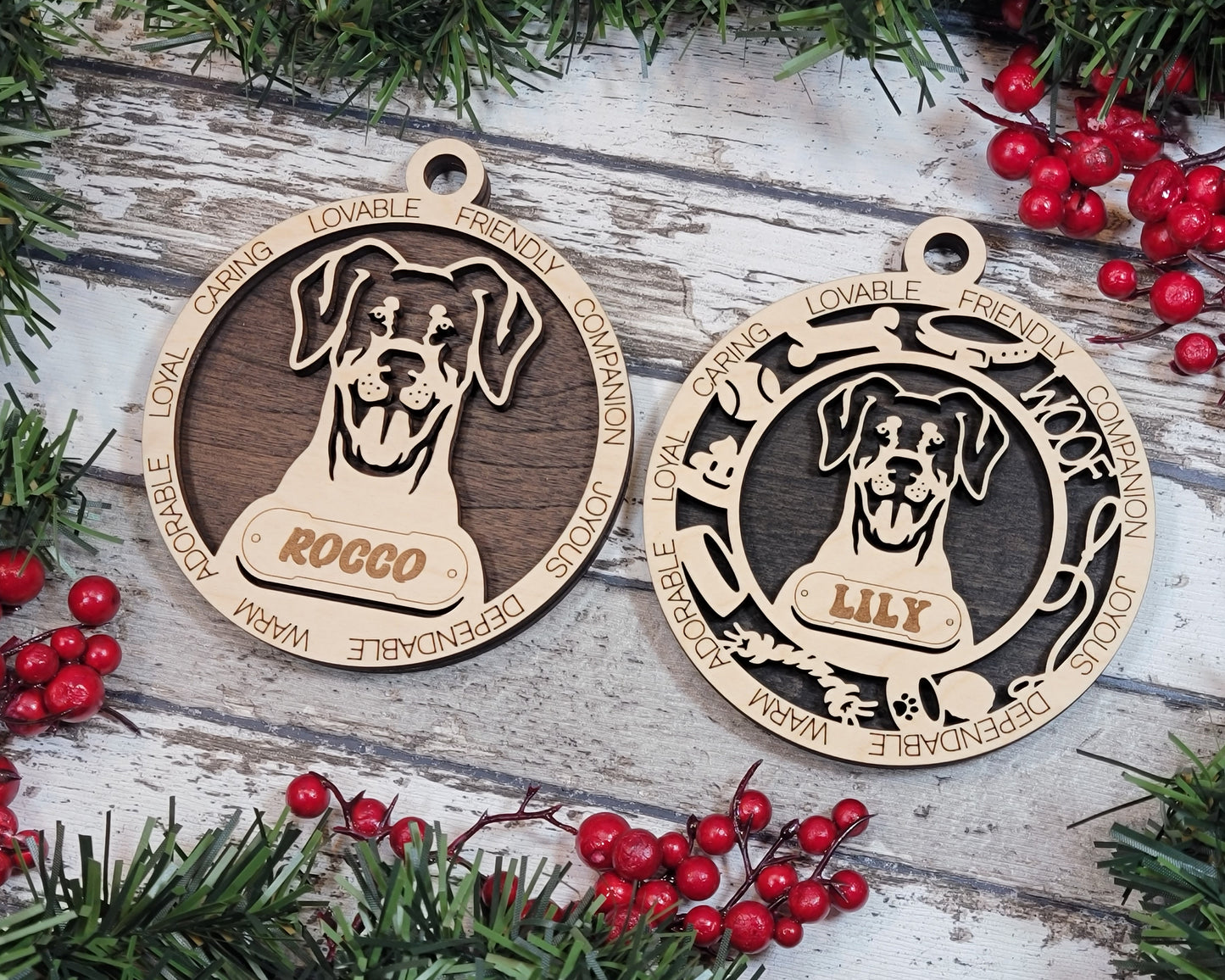 Adorable Dog Ornaments - Doberman Pinscher